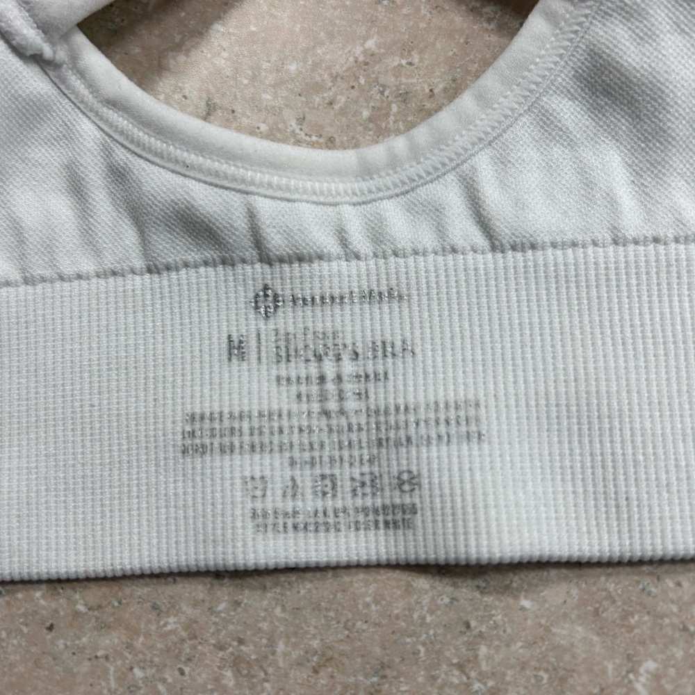 Makers Market White Zip Front Bra - Picture 3 of 3